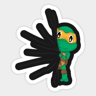 HIDDEN TMNT michelangelo ! Sticker